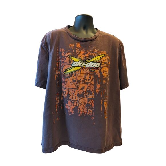 Ski Doo Team Graphic T Shirt Men XXL Snowmobile Motocross ROTAX Powersport Tee - Picture 7 of 10